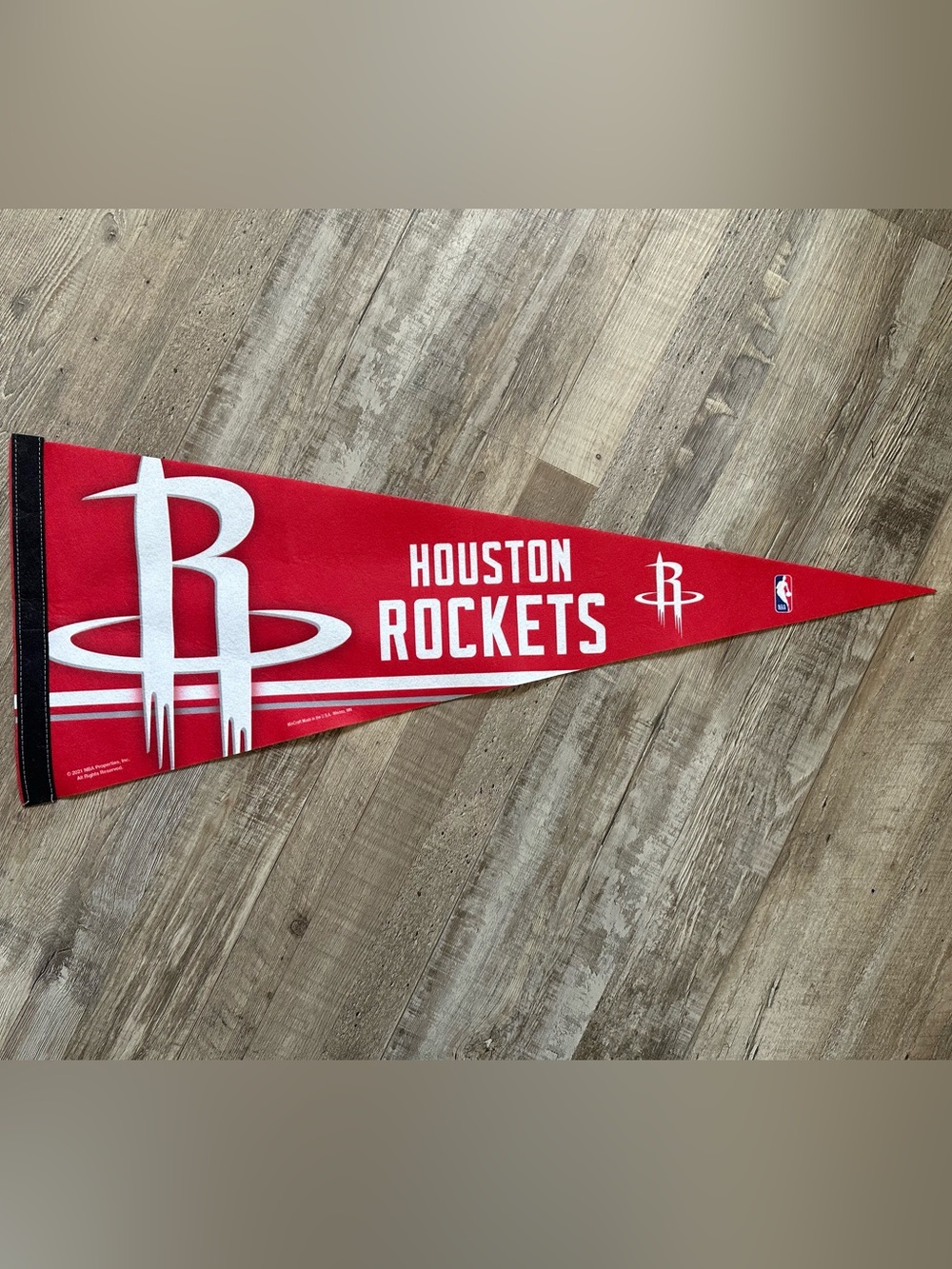 Wincraft Houston Rockets Red and White Pennant